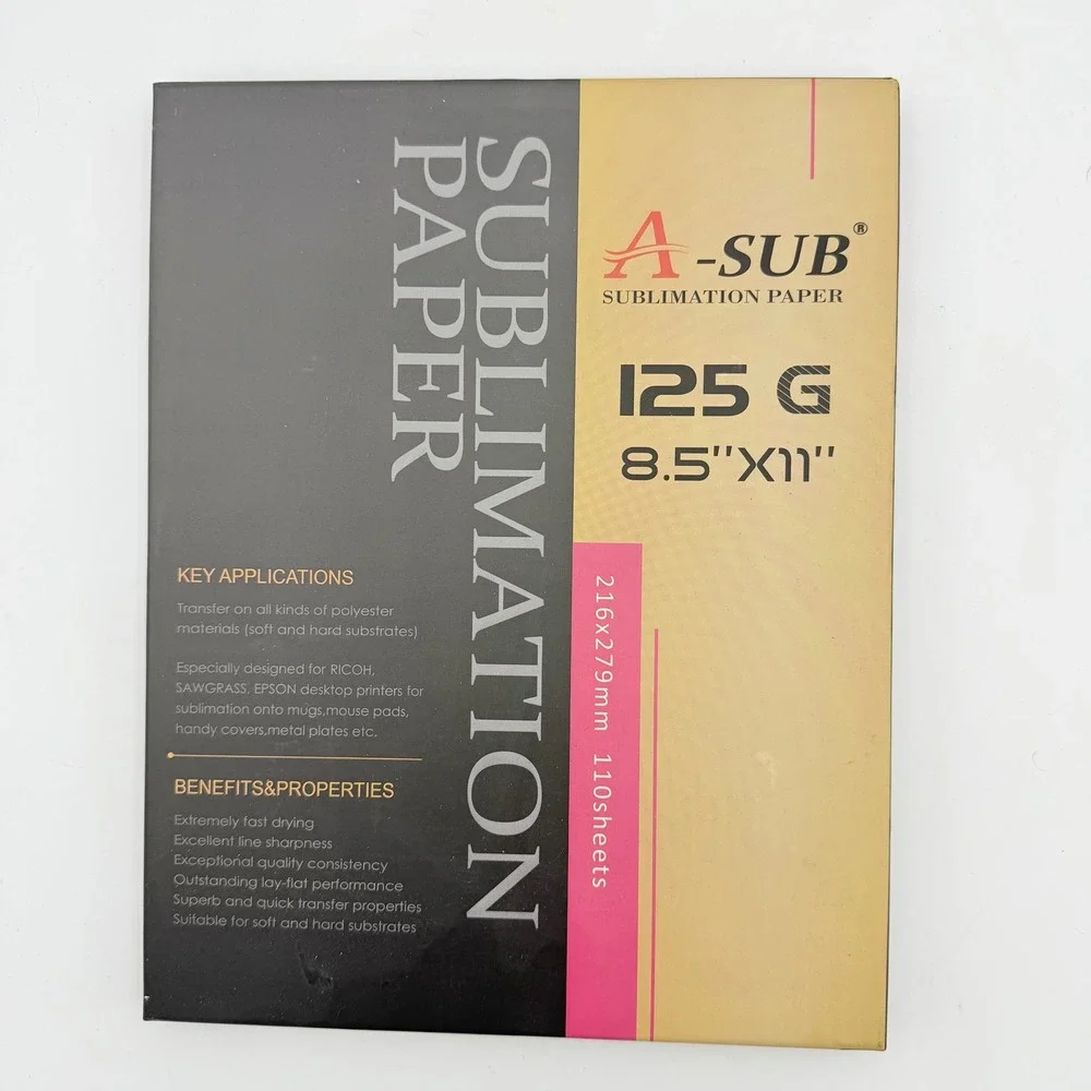 A-SUB Sublimation‎ Paper 125G 8.5